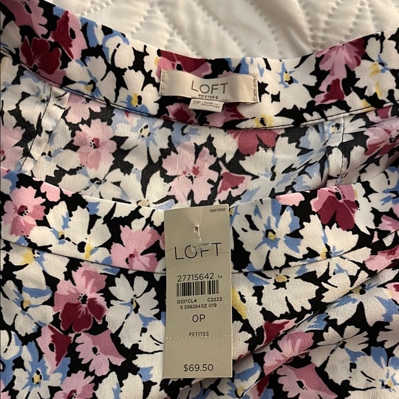 LOFT Floral Print Women's Wrap Skirt - Picture 2 of 4